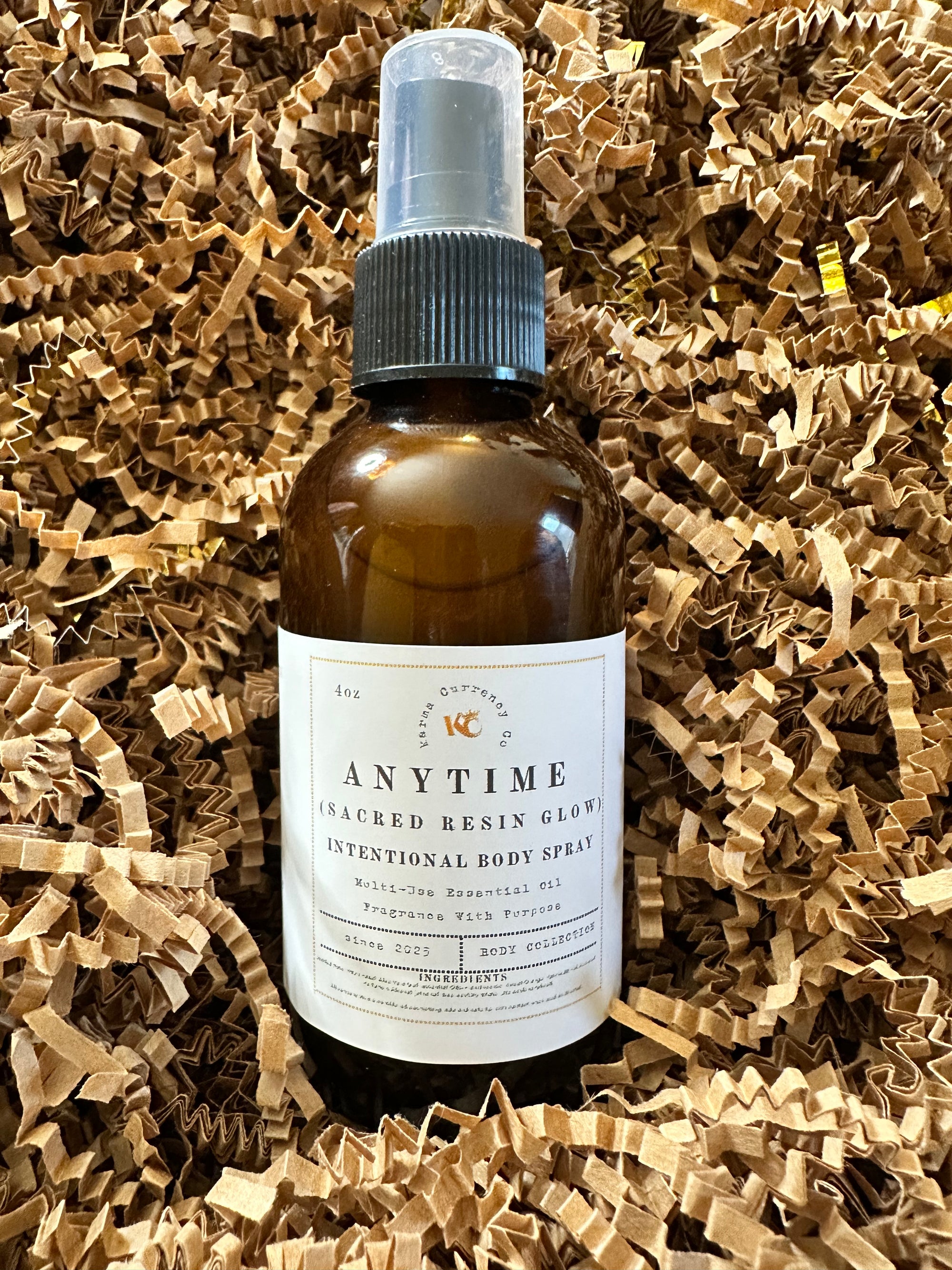 Anytime (Sacred Resin Glow) Body + Room Spray-4oz