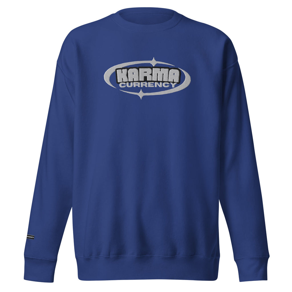 Karma CO$MIC Embroidered Crewneck Sweatshirt - KarmaCurrency