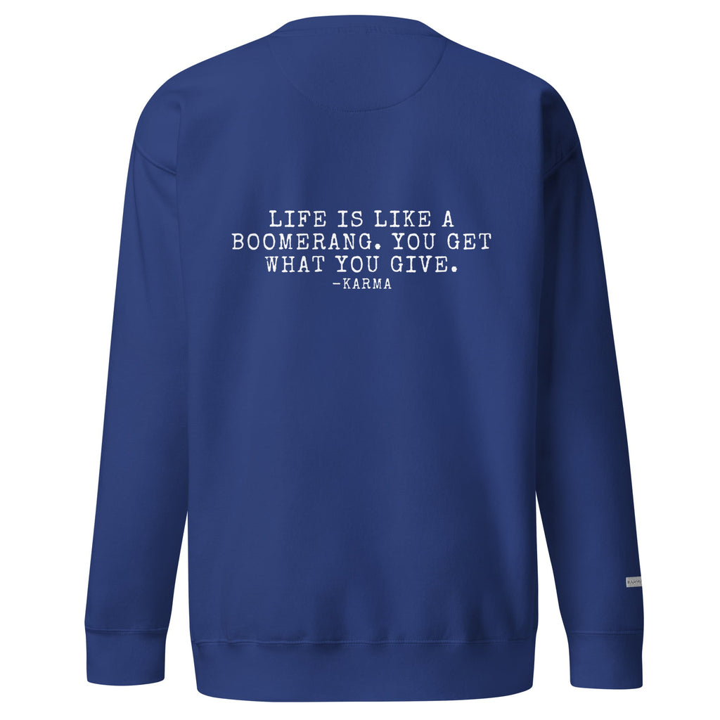 Karma CO$MIC Embroidered Crewneck Sweatshirt - KarmaCurrency