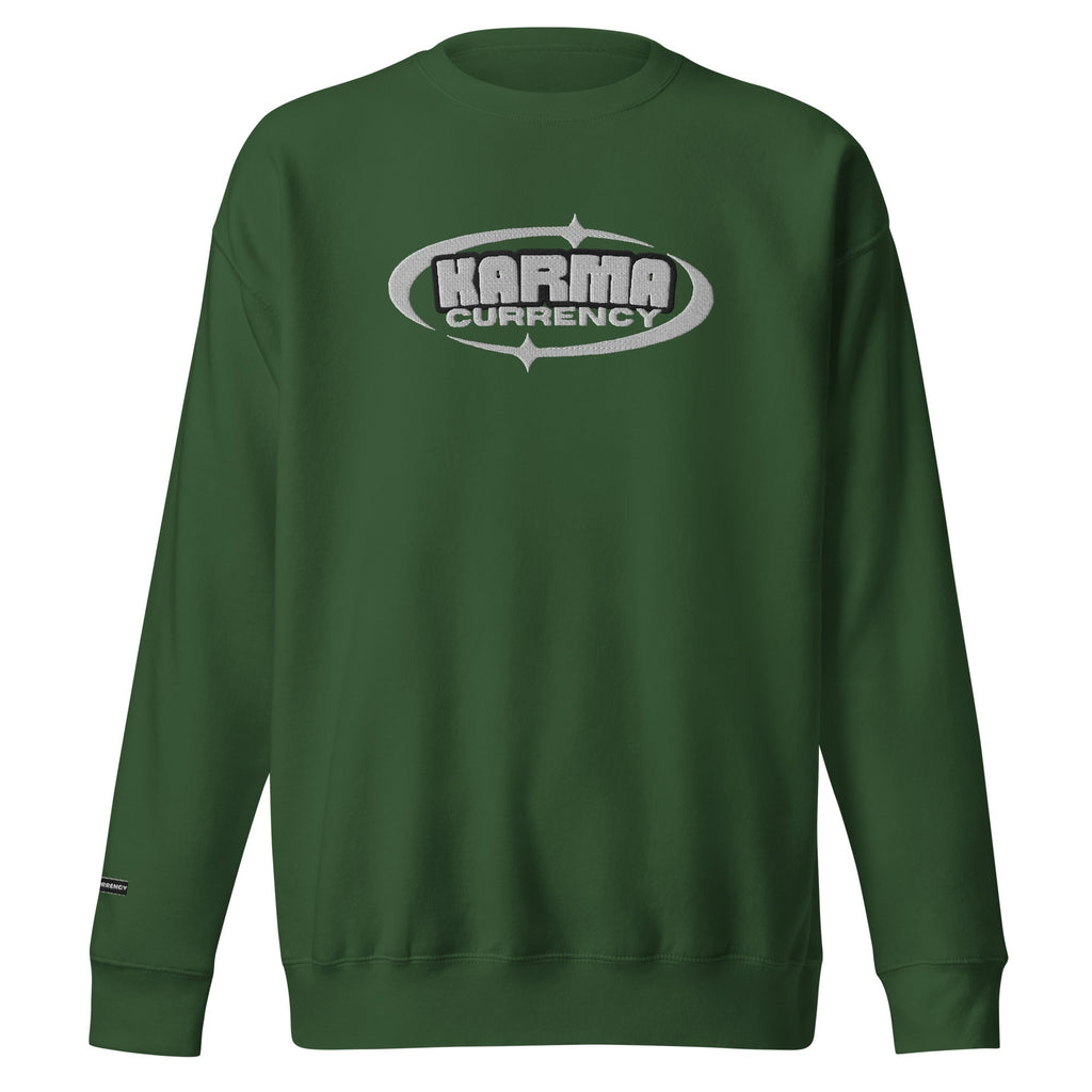 Karma CO$MIC Embroidered Crewneck Sweatshirt - KarmaCurrency
