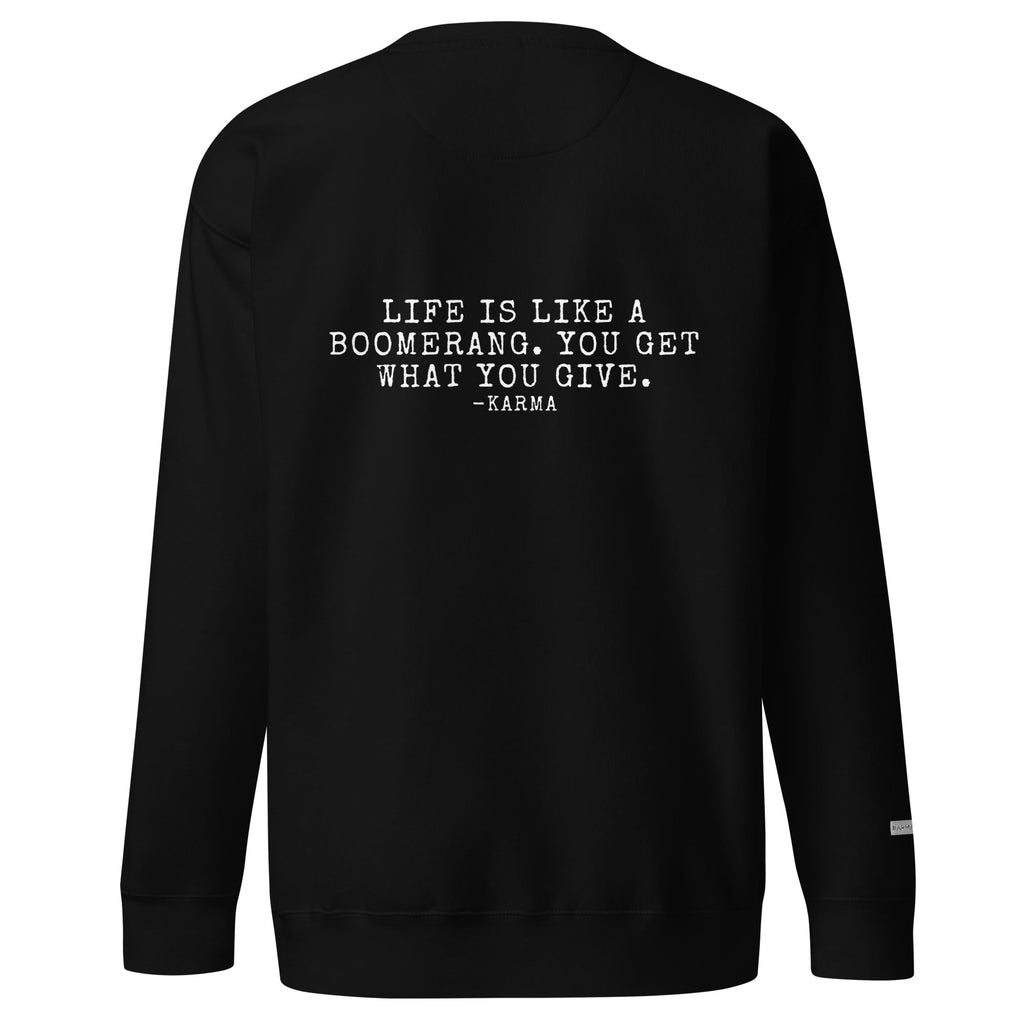 Karma CO$MIC Embroidered Crewneck Sweatshirt - KarmaCurrency