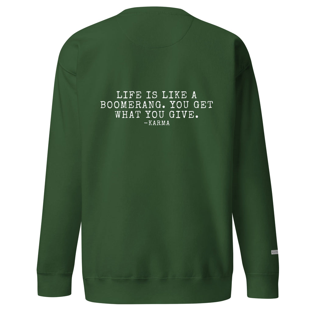 Karma CO$MIC Embroidered Crewneck Sweatshirt - KarmaCurrency