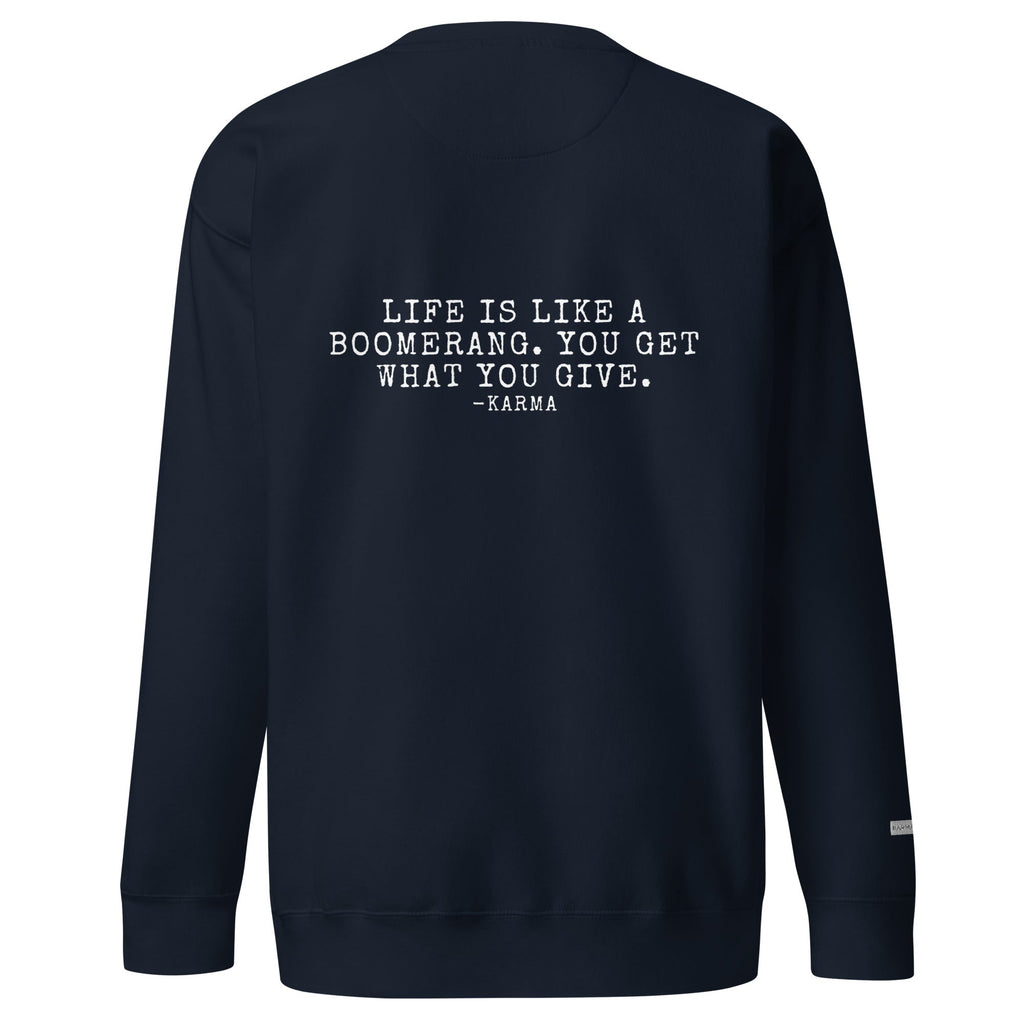 Karma CO$MIC Embroidered Crewneck Sweatshirt - KarmaCurrency