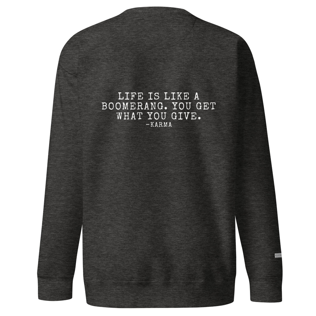 Karma CO$MIC Embroidered Crewneck Sweatshirt - KarmaCurrency