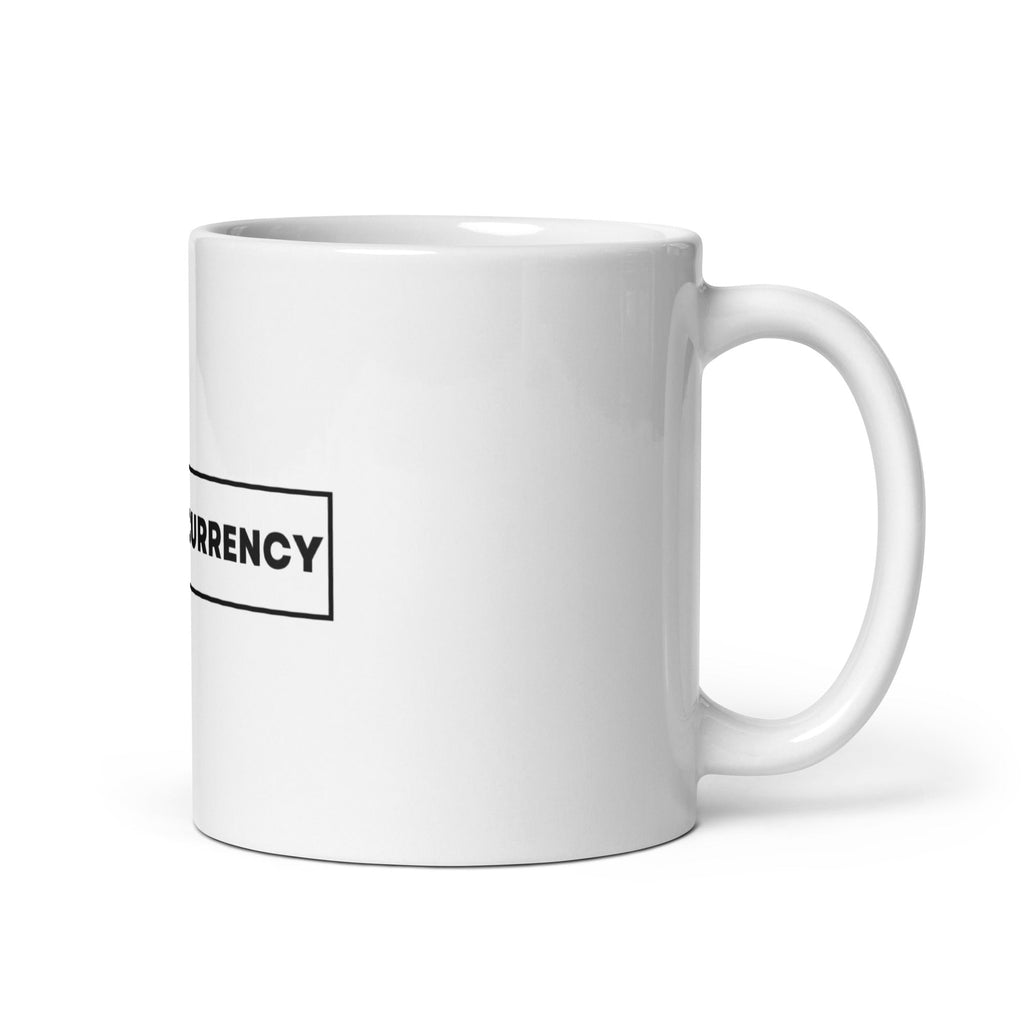 Karma Currency Logo Glossy Mug-White - KarmaCurrency