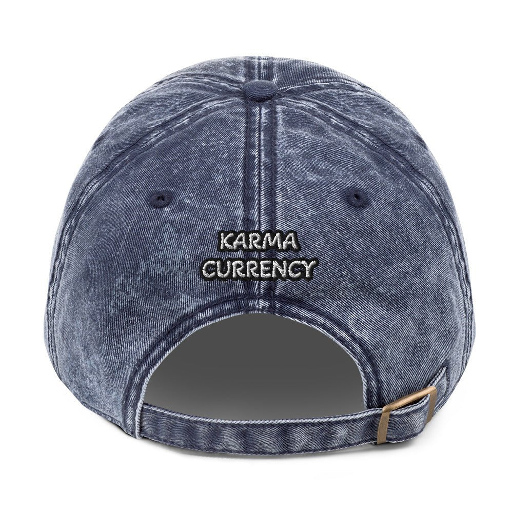 THE MOTTO Vintage Cotton Twill Dad Hat - KarmaCurrency